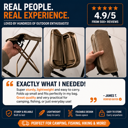 SeatPack™ Carry It. Open It. Sit Anywhere.