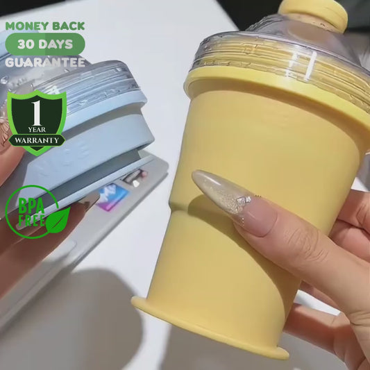 LuvianPros IceFold™ – Foldable Ice Cup with Straw