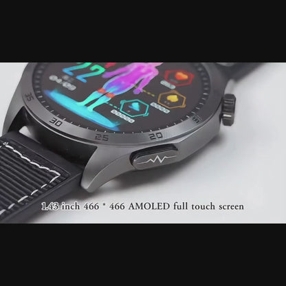 PulseGuard™ Pro AMOLED Smartwatch
