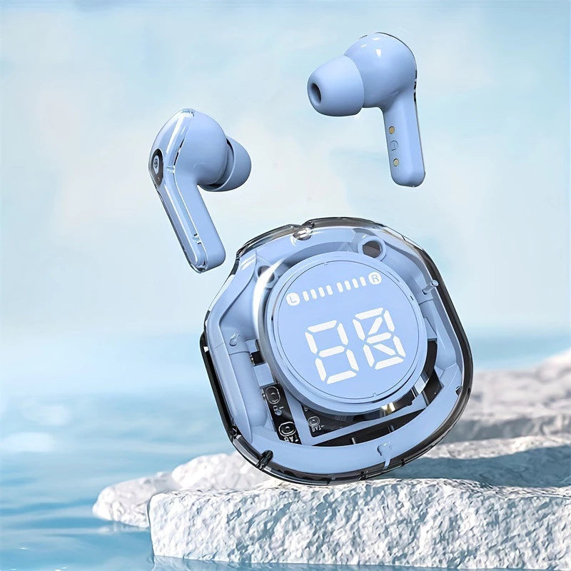 CyberPods™ Transparent LED Earbuds