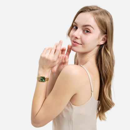 Elvora™ Elegant Rectangular Quartz Watch