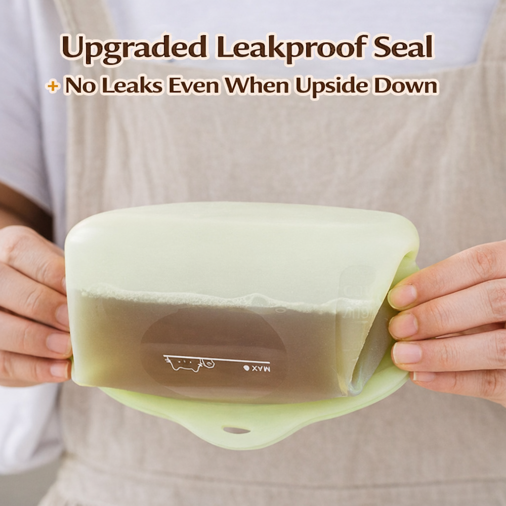 LuvianPros FreshLock™ Silicone Food Storage Bag