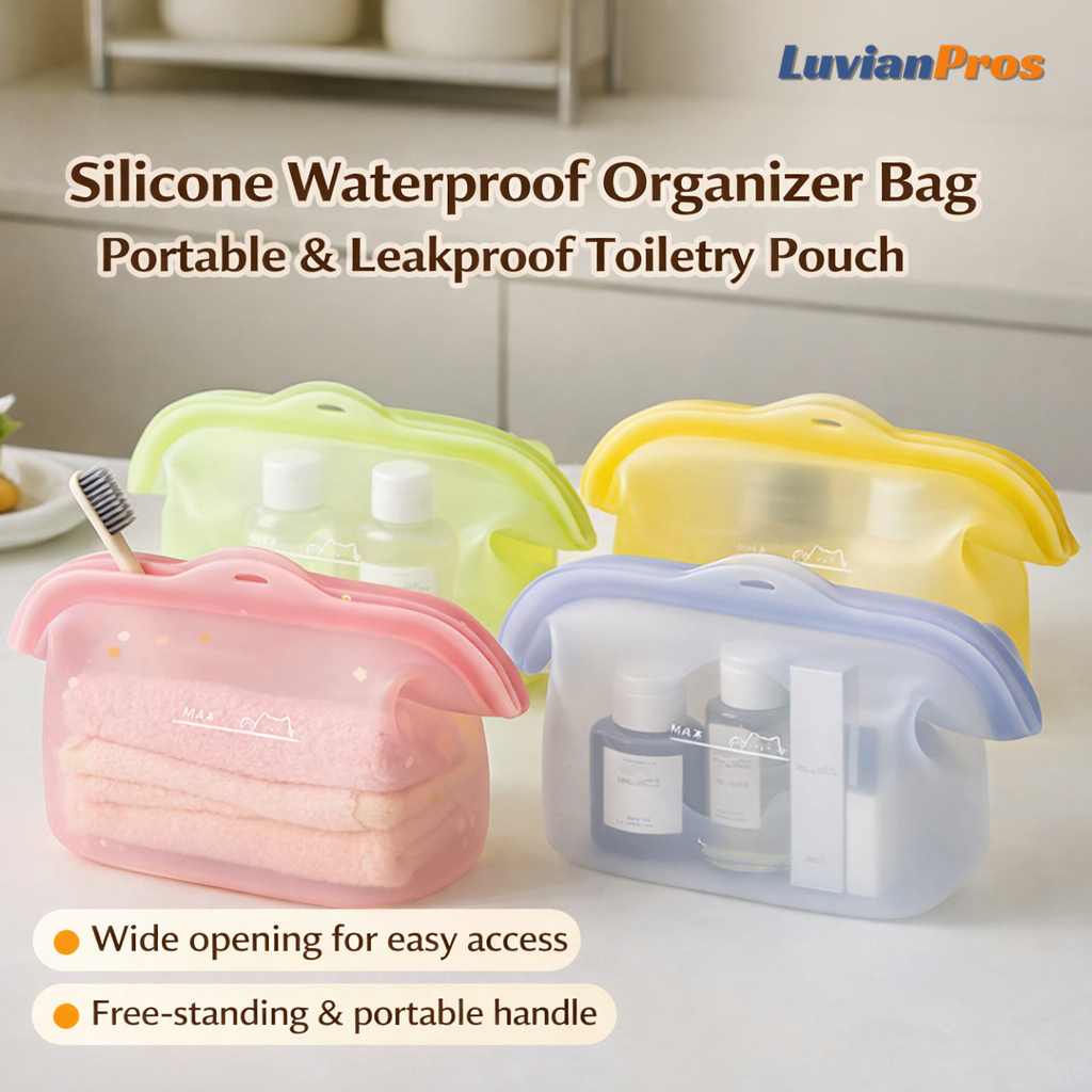 LuvianPros FreshLock™ Silicone Food Storage Bag